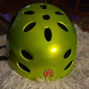 Razor Neon Green Helmet
